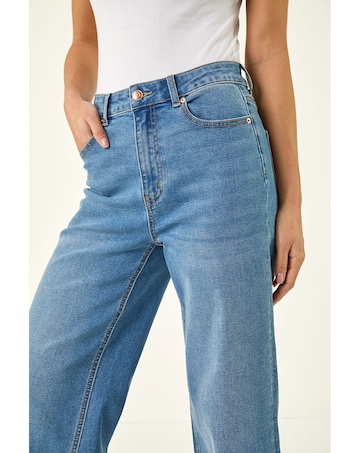 Roman Petite Wide Leg Jeans
