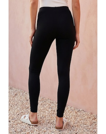 Roman Stretch Elastic Waist Leggings