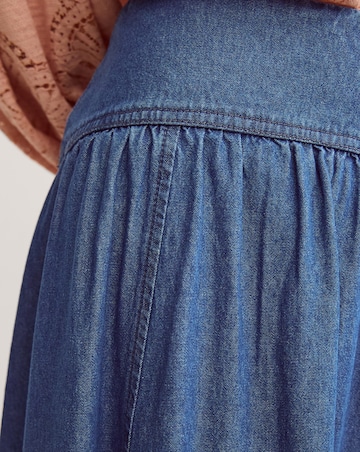 Monsoon Paloma Denim Midi Skirt