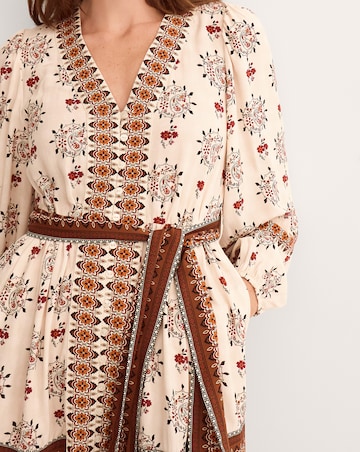 Monsoon Carrie Floral Print Mini Dress