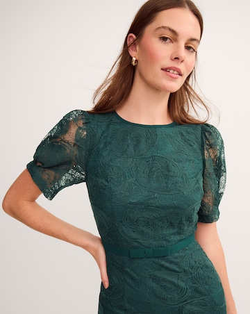Monsoon Megan Rose Lace Midi Dress