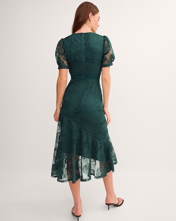 Monsoon Megan Rose Lace Midi Dress
