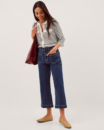 Monsoon Shania Stripe Jersey Top