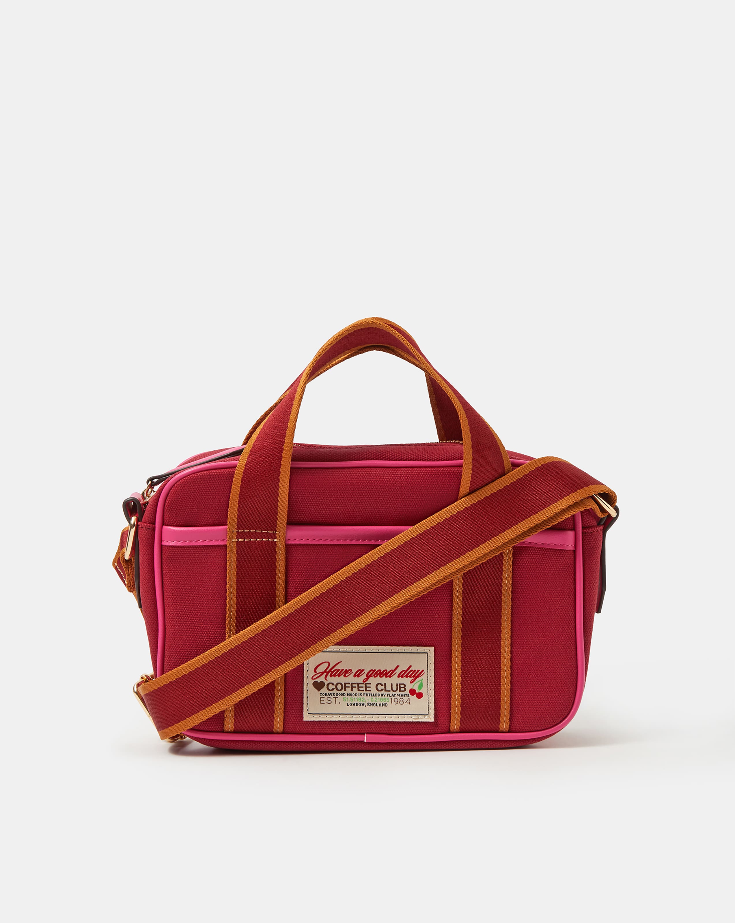 Accessorize Top Handle Canvas Crossbody Bag