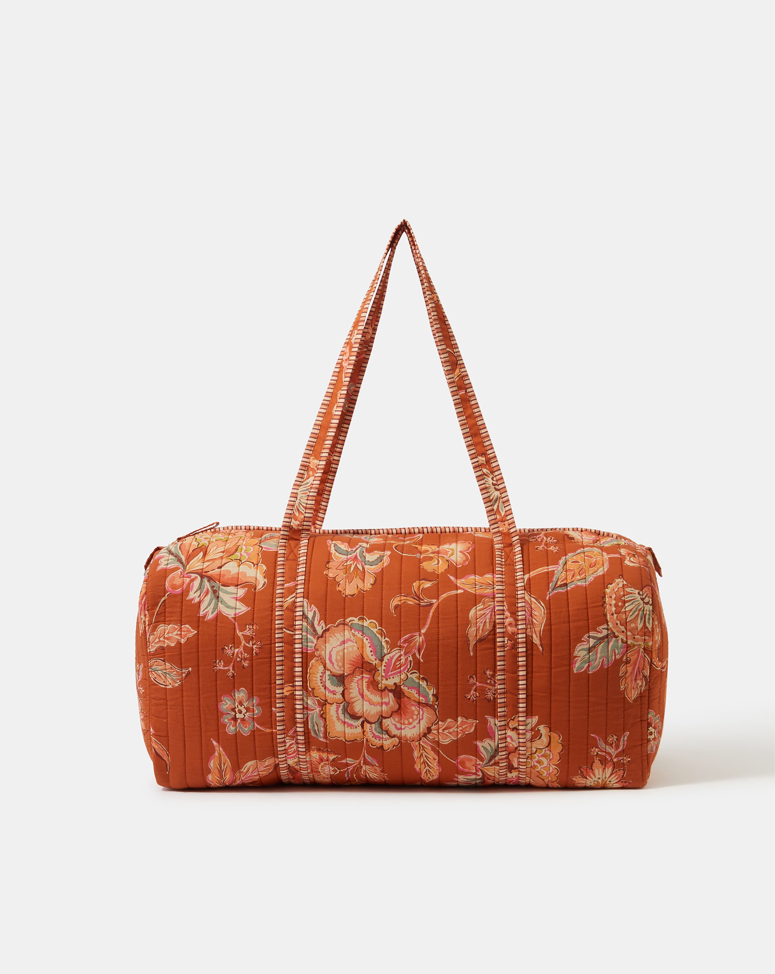 Accessorize Floral Quilted Weekend Bag