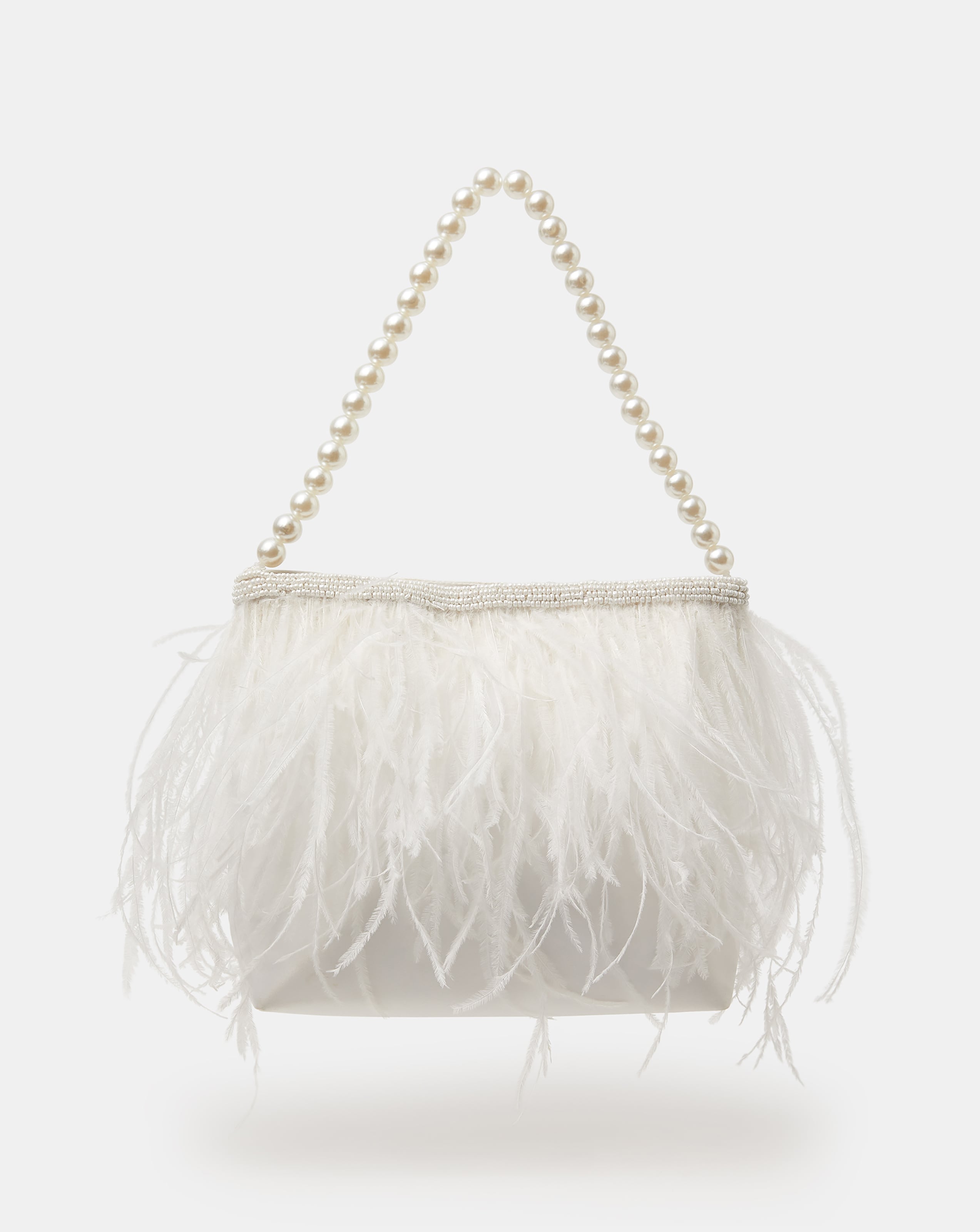 Accessorize Feather Beaded Bridal Bag