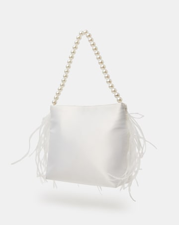 Accessorize Feather Beaded Bridal Bag