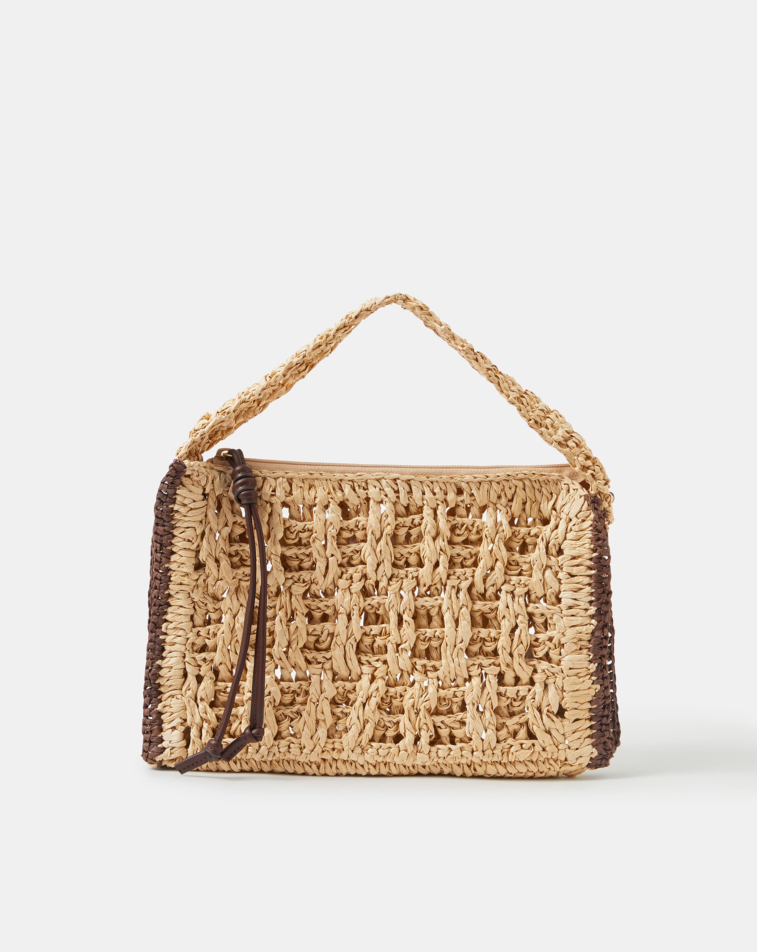 Accessorize Woven Handheld Bag