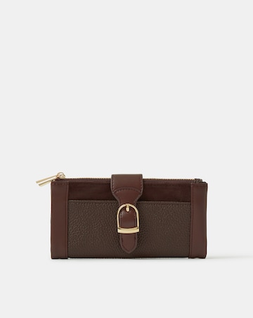 Accessorize Buckle Faux Leather Wallet