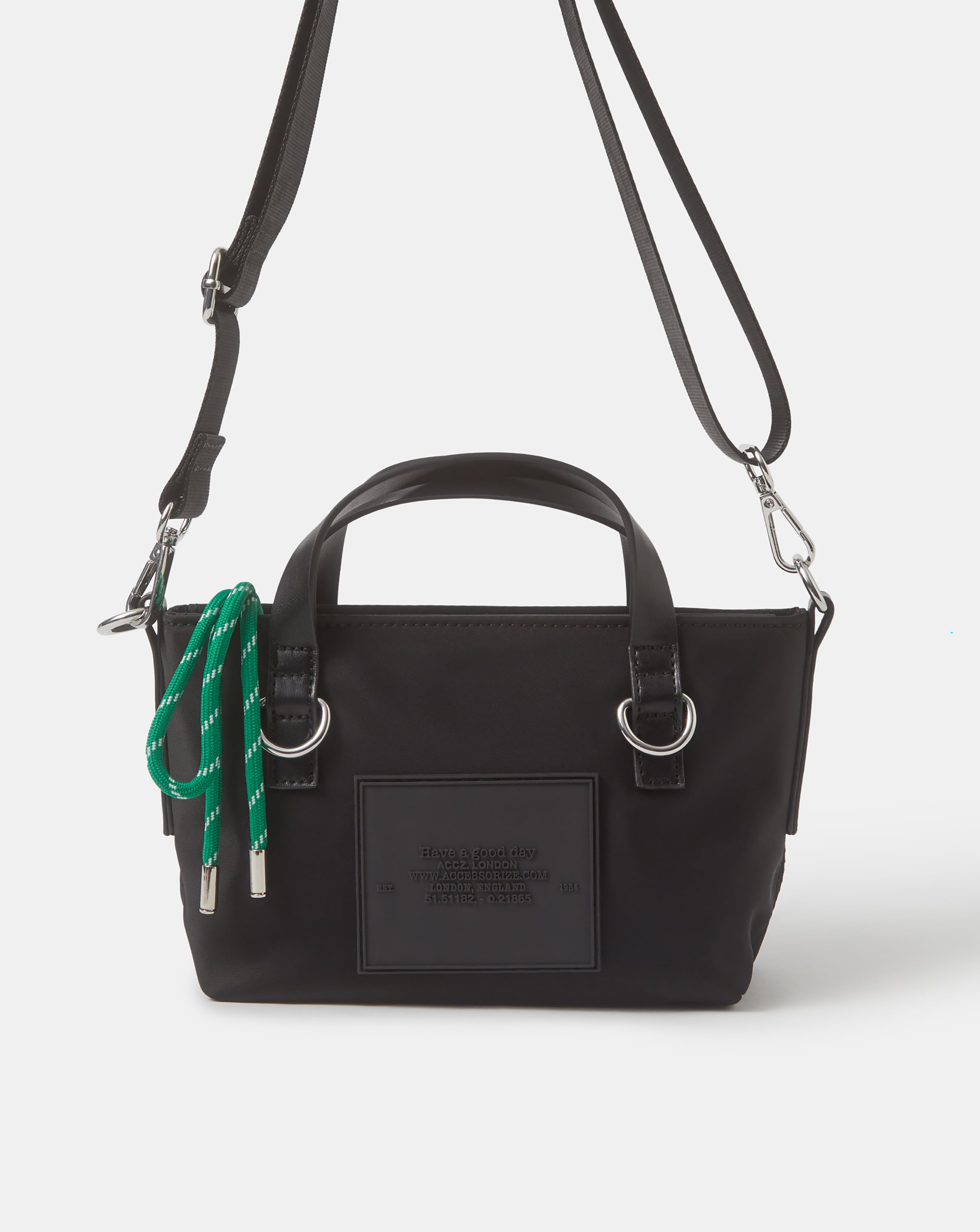 Accessorize Mini Nylon Handheld Bag