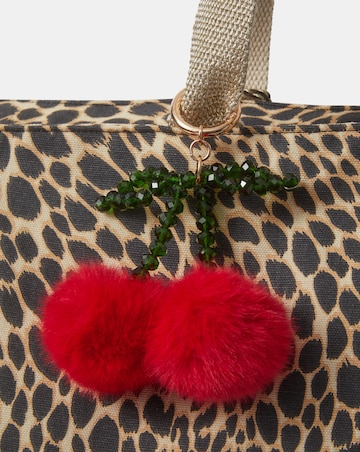 Accessorize Cherry Pom Bag Charm