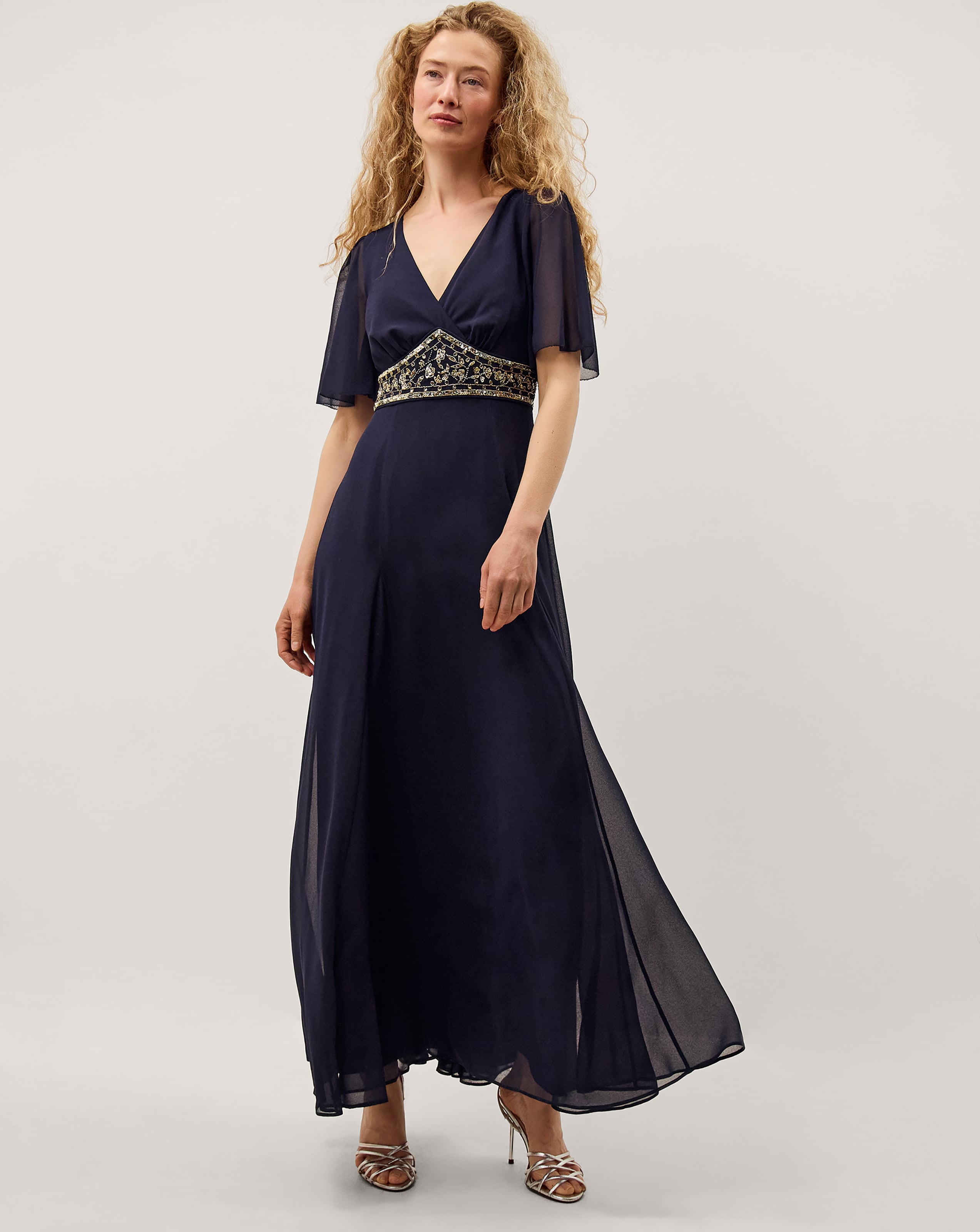Monsoon Sienna Embellished Maxi Dress