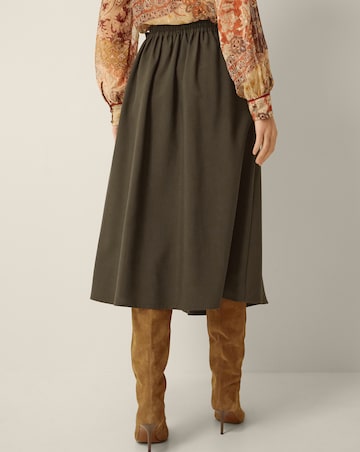 Monsoon Jillian Kilt Midi Skirt