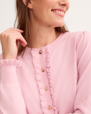 Monsoon Ruby Frill Cardigan