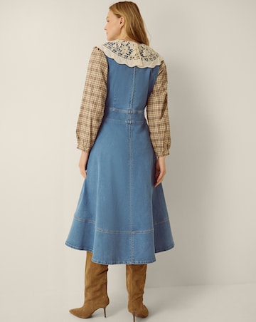 Monsoon Ella Sleeveless Denim Midi Dress