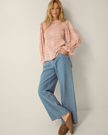 Monsoon Imogen Lace Blouson Blouse
