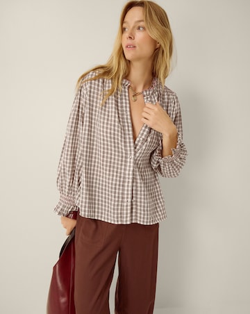 Monsoon Marlo Check Blouse