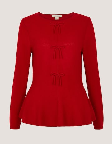 Monsoon Paula Bow Peplum Jumper