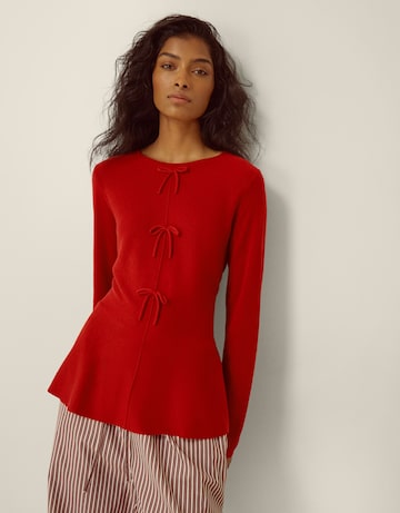Monsoon Paula Bow Peplum Jumper