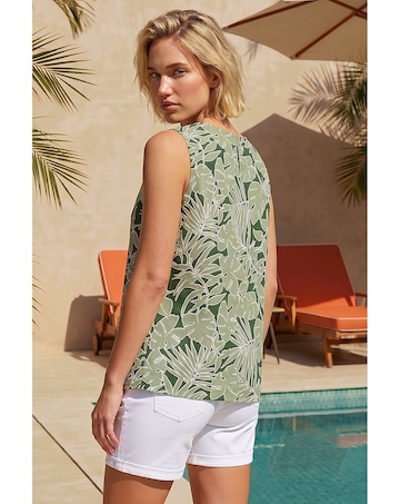 Roman Floral Print Vest Top