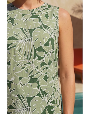 Roman Floral Print Vest Top
