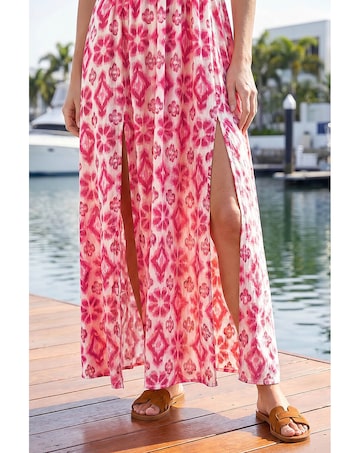 Roman Aztec Bardot Dress