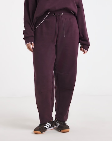 Blackcurrant Barrel Leg Jogger