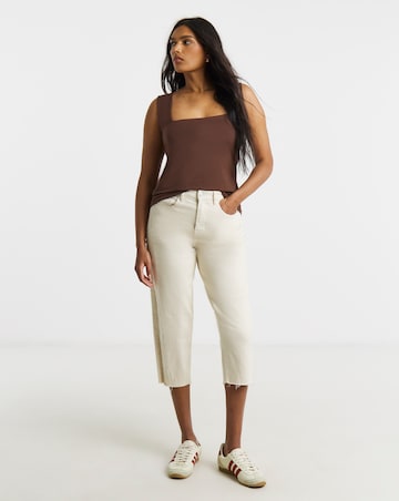 Chocolate Square Neck Vest