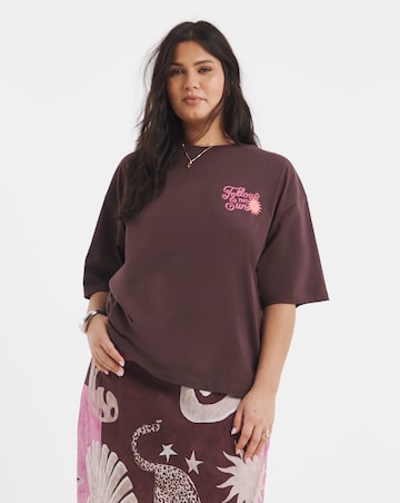 Chocolate Follow The Sun Graphic T-Shirt