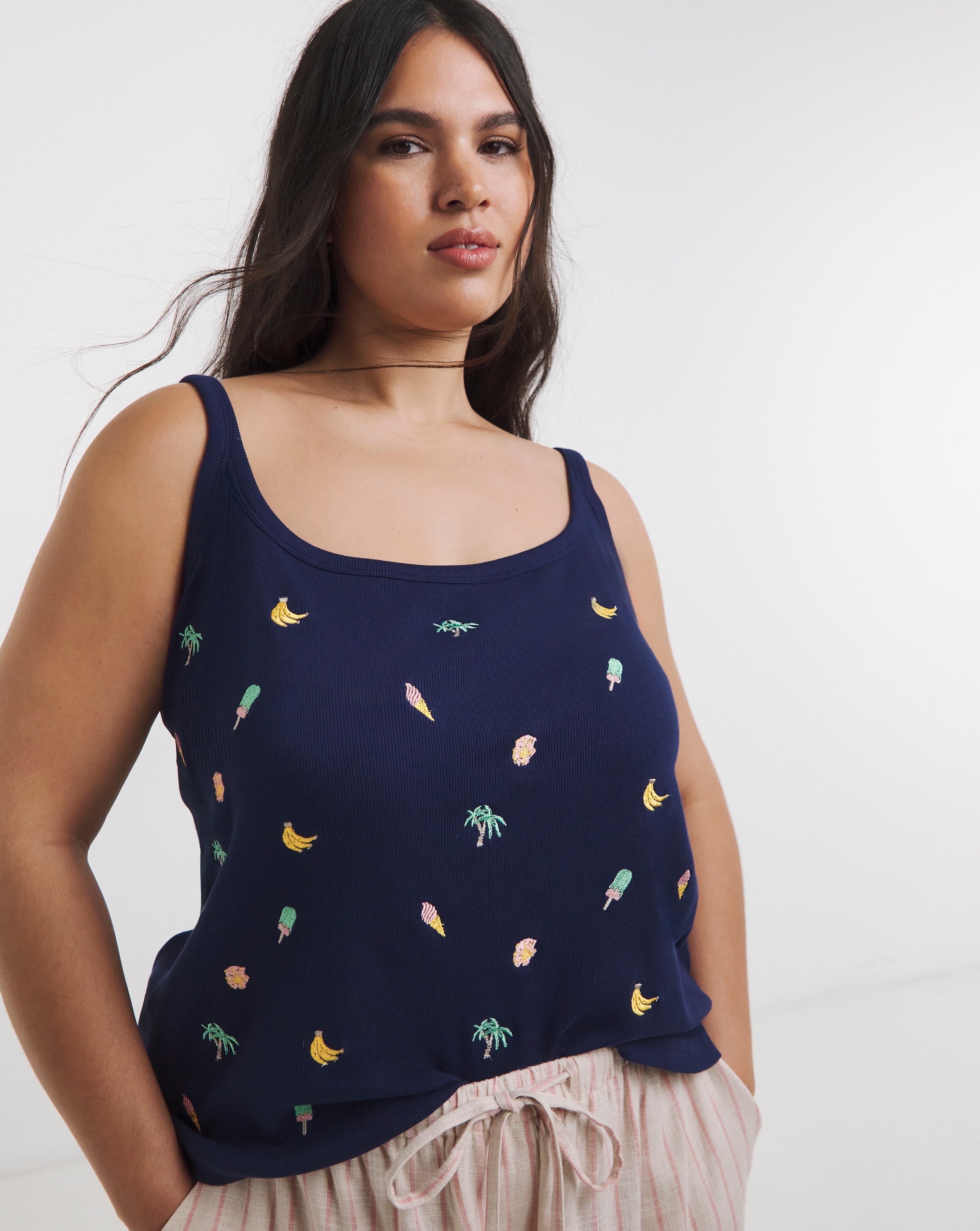New In - Holiday Embroidered Vest