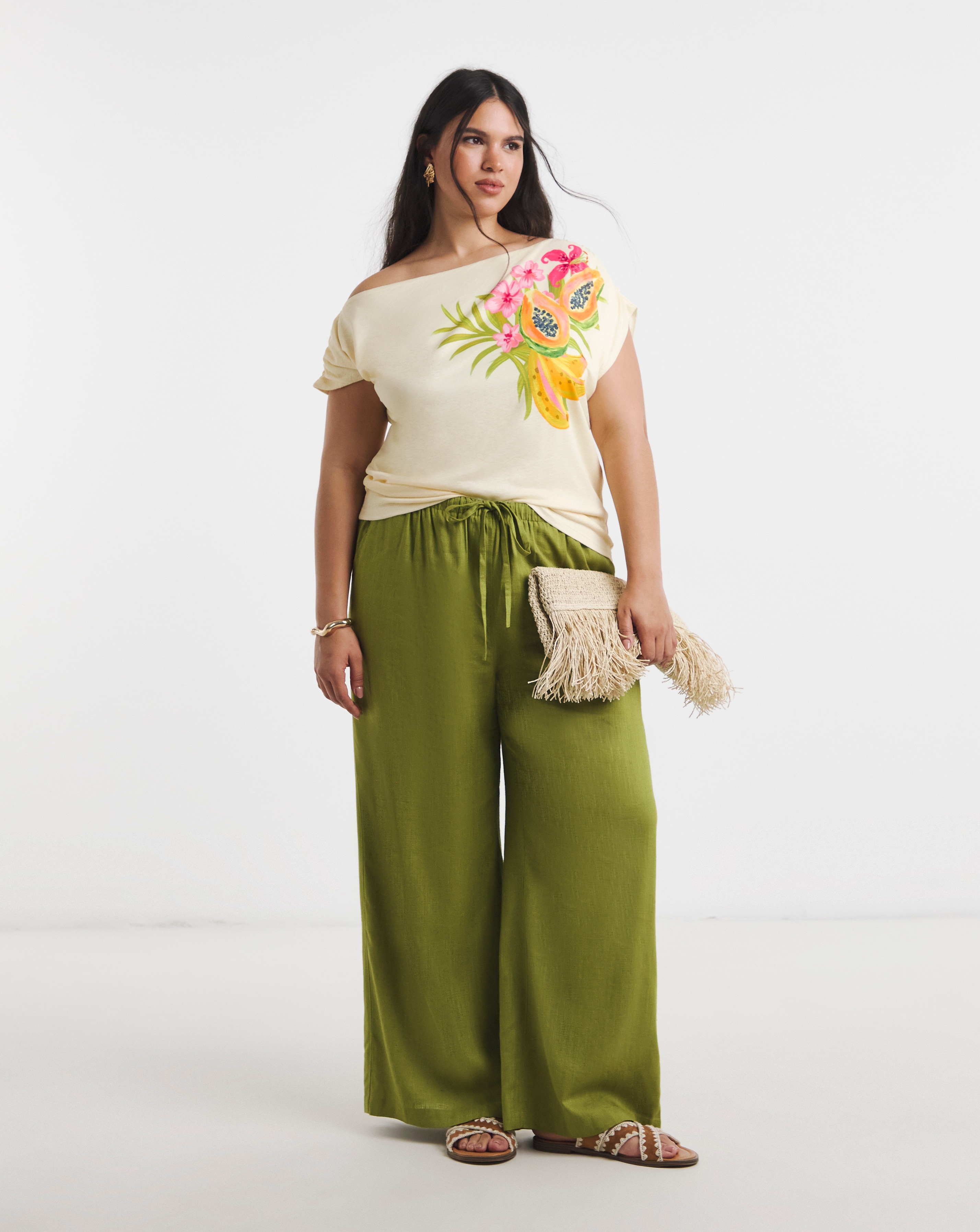 New In - Off the Shoulder Mesh Top
