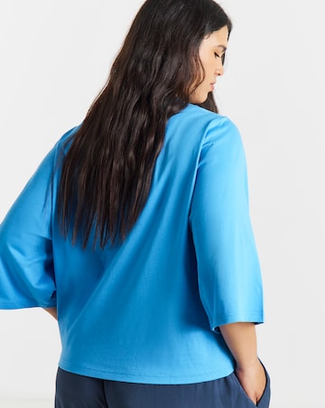 Simply Be Pale Blue Kimono T-Shirt