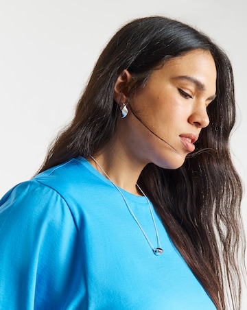 Simply Be Pale Blue Kimono T-Shirt