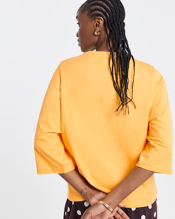 Simply Be Yellow Kimono T-Shirt