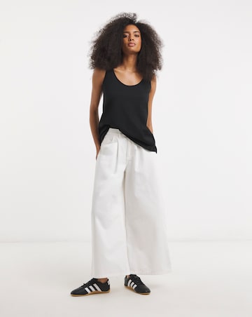 Simply Be Black Slouch Vest