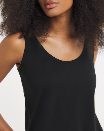 Simply Be Black Slouch Vest