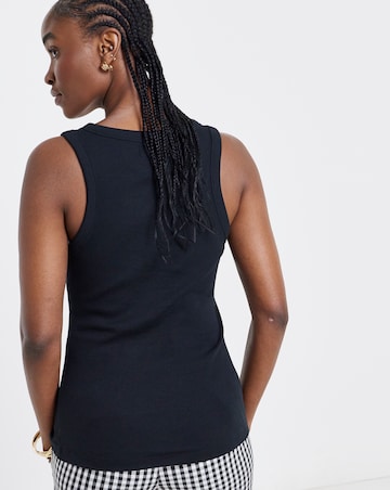 Simply Be Black Henley Vest