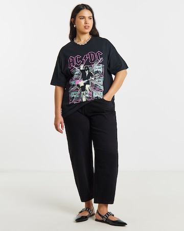 Simply Be Black AC/DC Short Sleeve License T-Shirt