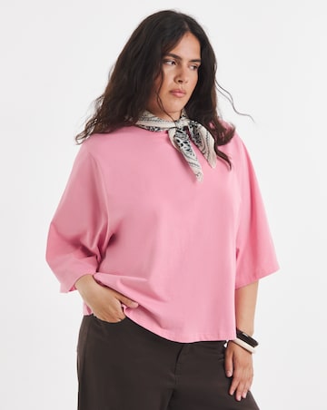 Simply Be Orange Kimono Sleeve Top