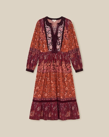 Monsoon Hunter Floral Jersey Midi Dress