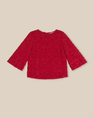 Monsoon Chrissy Bell Sleeve Fringe Top