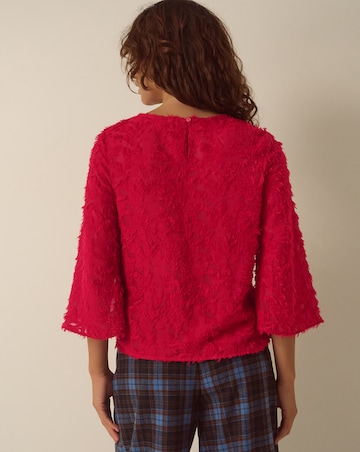 Monsoon Chrissy Bell Sleeve Fringe Top