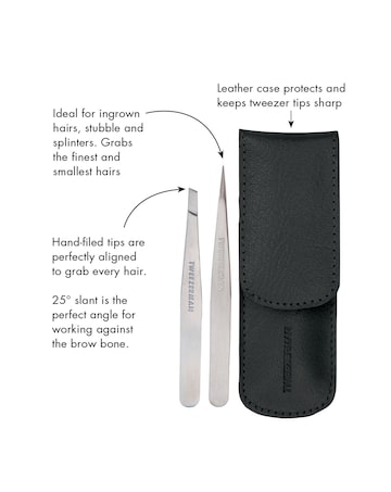 Tweezerman Petite Tweeze Set Black Case