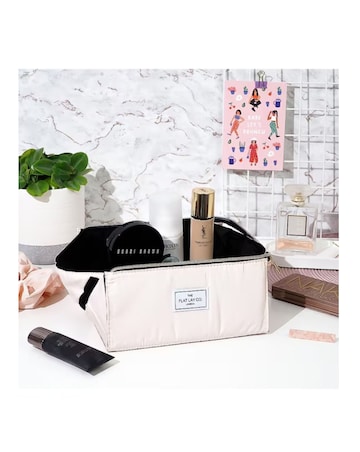 The Flat Lay Co. Makeup Box Bag -  Blush Pink