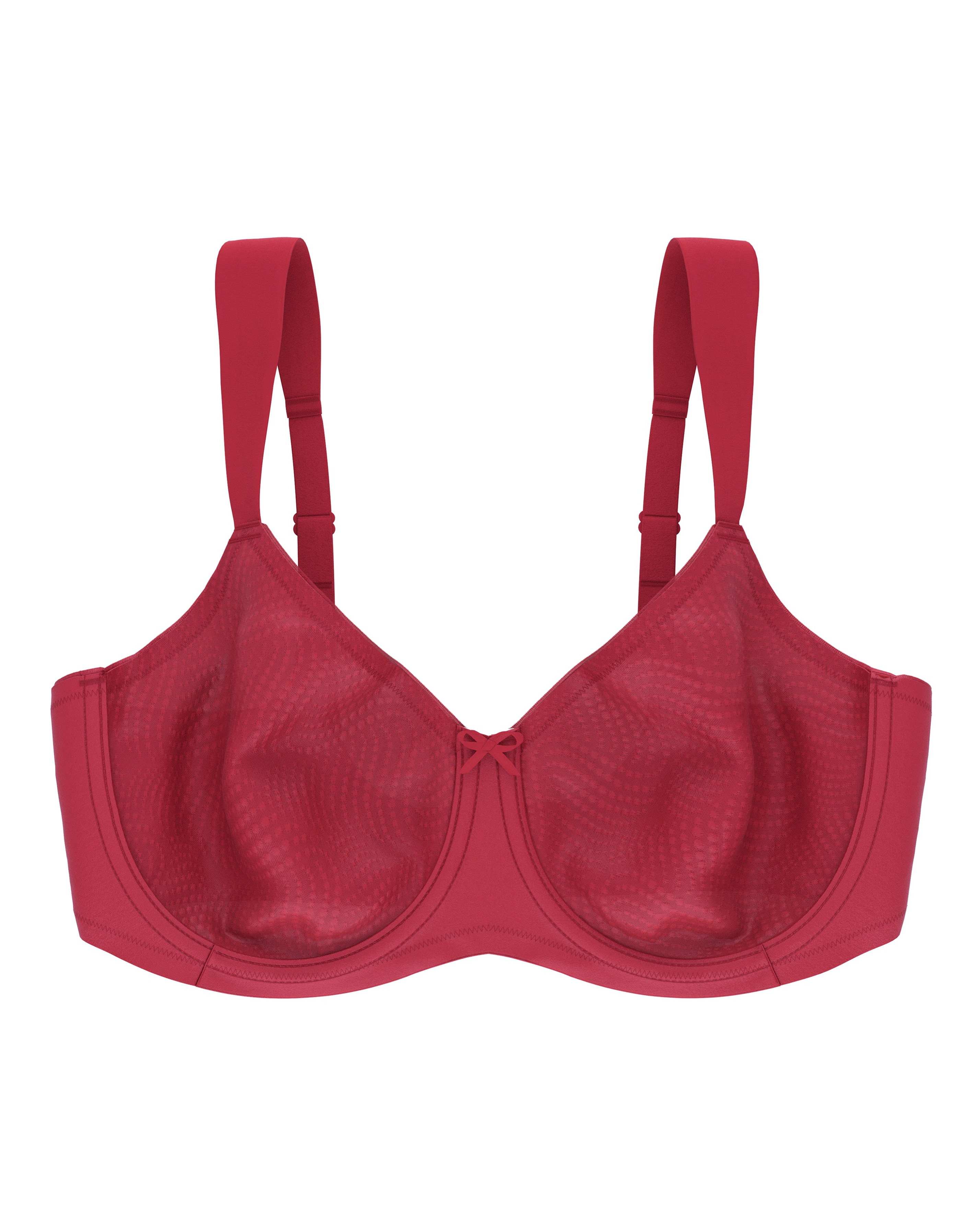 Triumph Essential Minimiser Bra Crimson