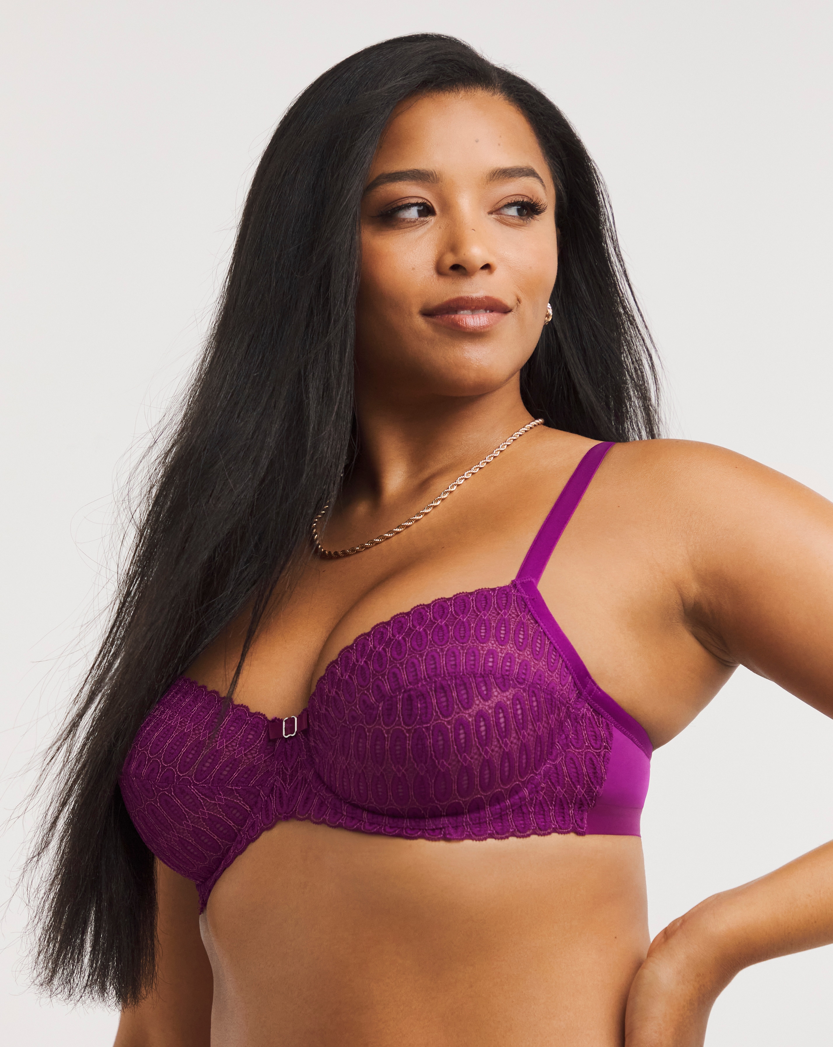 Triumph Aura Spotlight Bra In Violet | UK Size 32C Women's