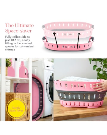 Swan x Lynsey Queen of Clean Collapsible Laundry Basket