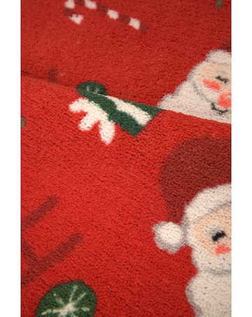 Santa Runner and Doormat Set