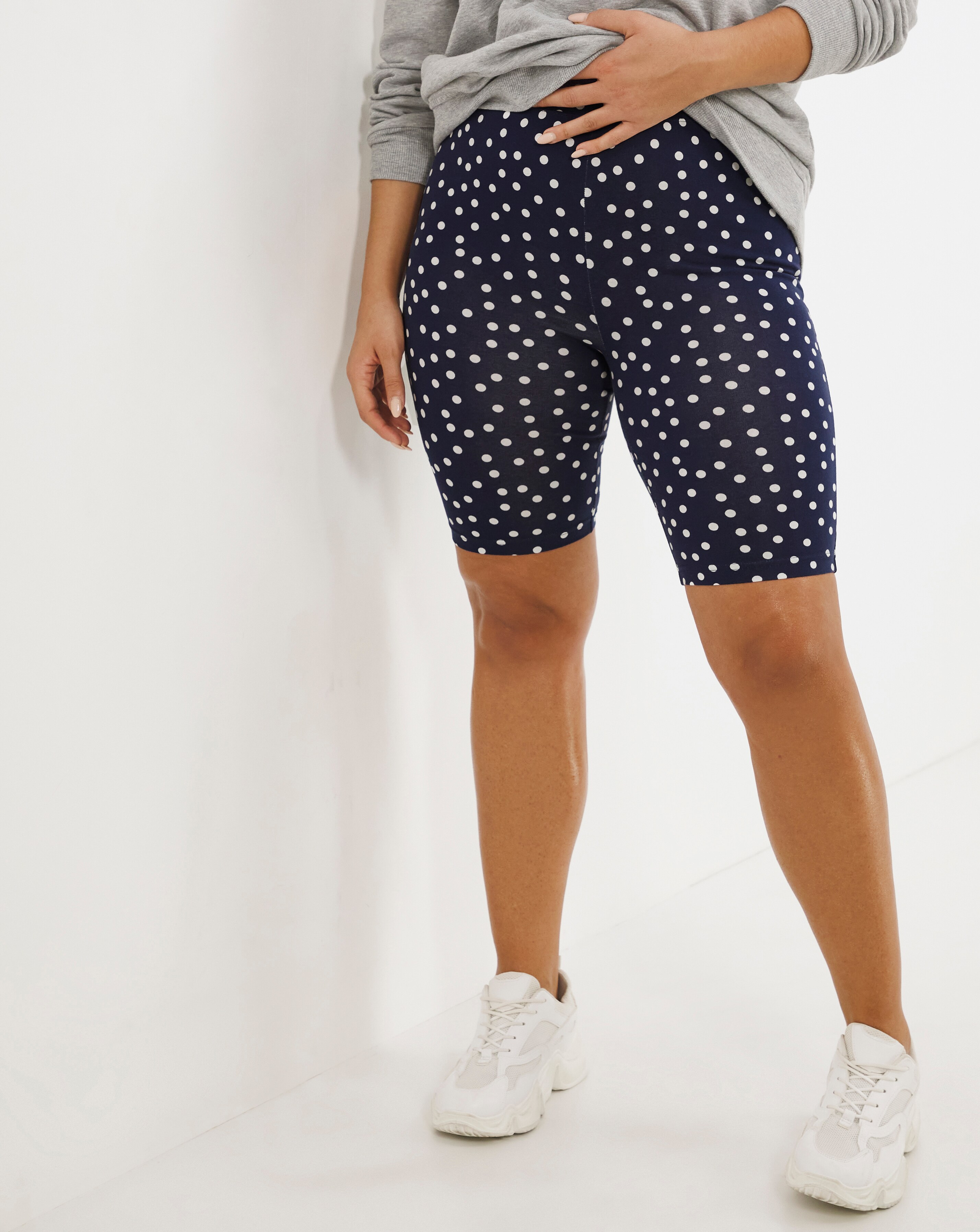 Polka dot sales biker shorts