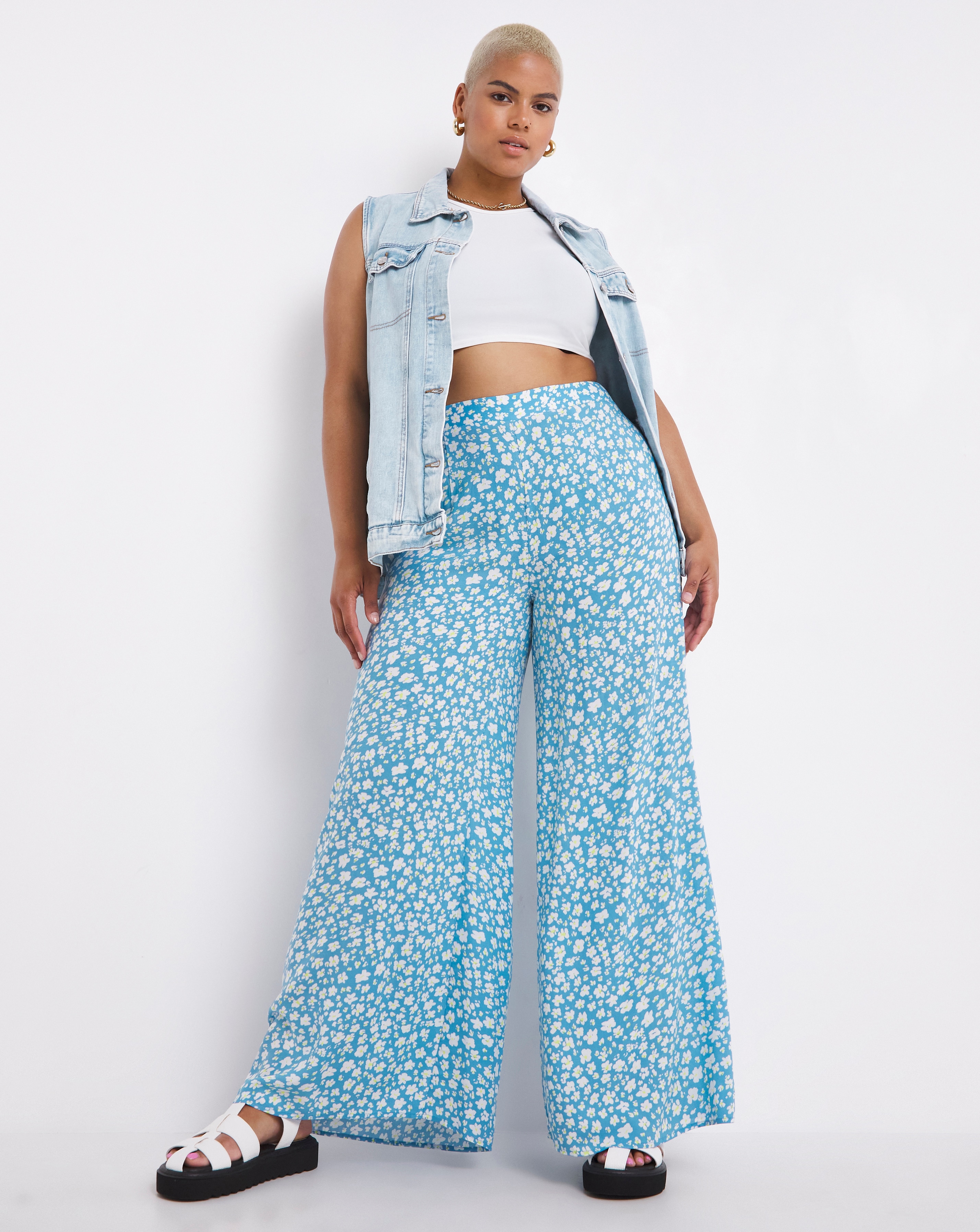 Super Wide Leg Trouser | Simply Be